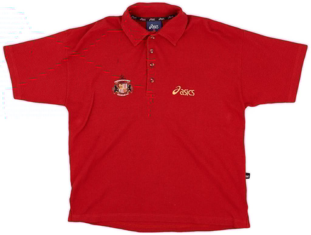 1998-99 Sunderland Asics Polo Shirt - 8/10 - (M)