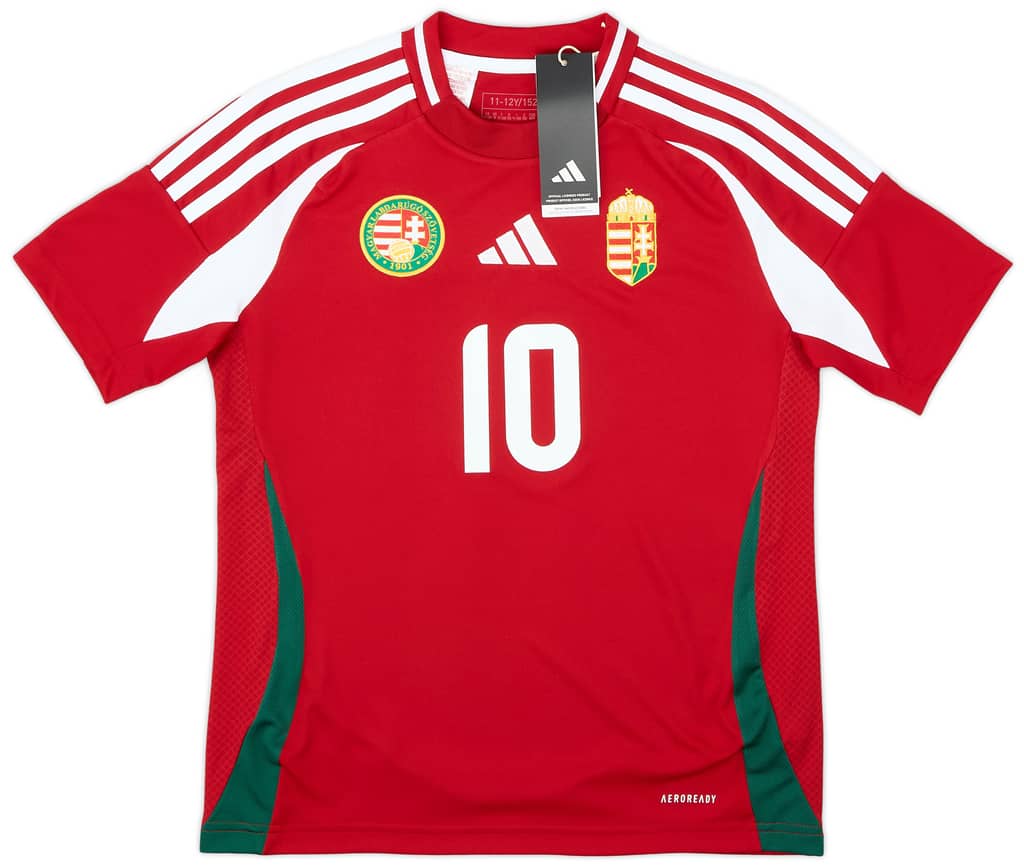2024-25 Hungary Home Shirt Szoboszlai #10 (KIDS)