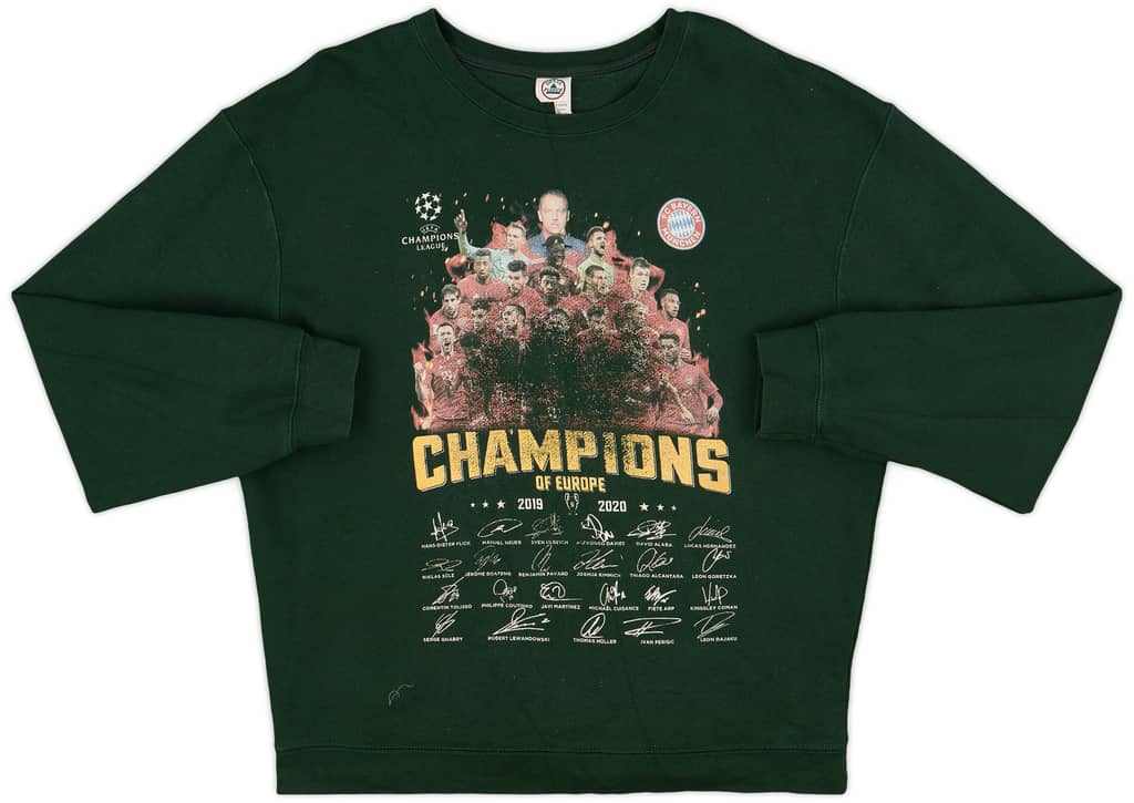 2020-21 Bayern Munich Graphic Sweat Top - 4/10 - (XL)