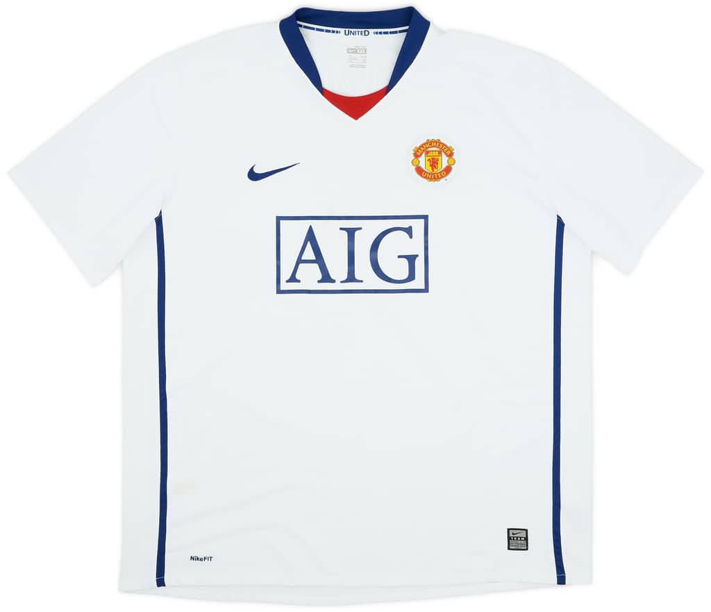 2008-10 Manchester United Away Shirt Ferdinand #5 - 7/10 - (XXL)
