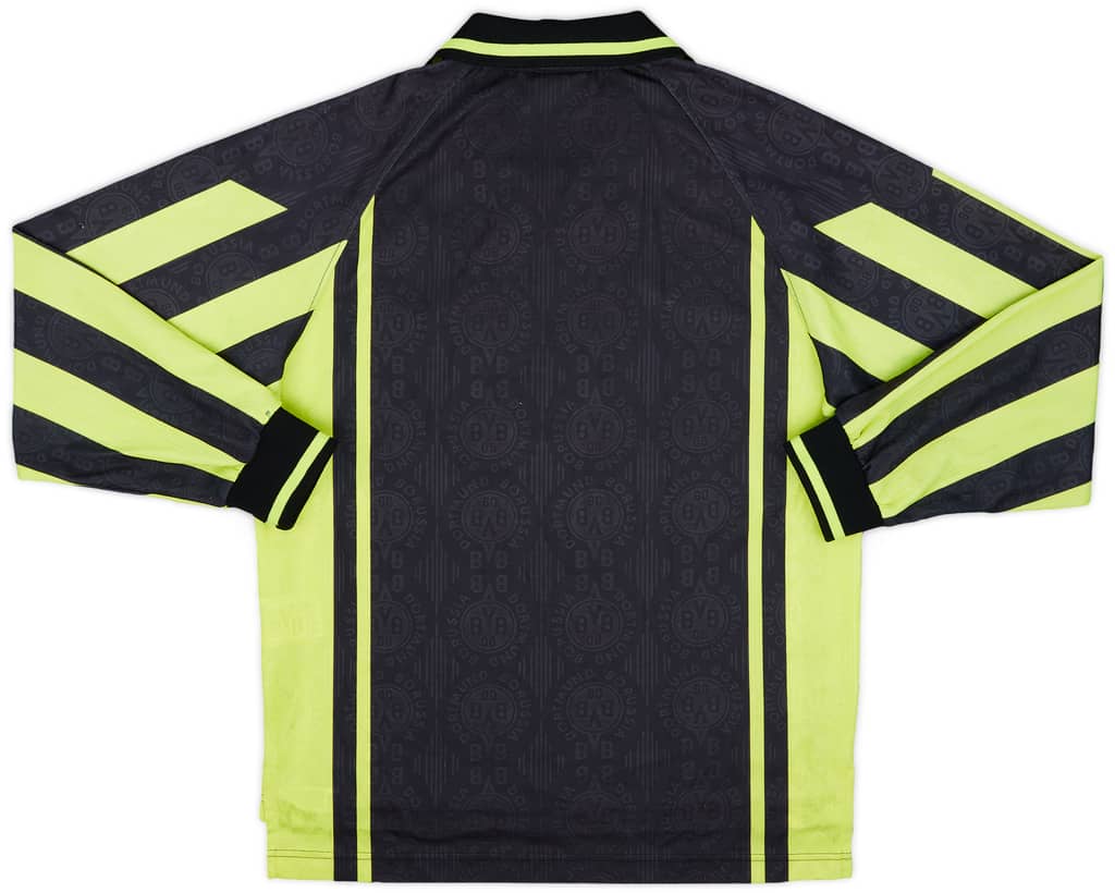1996-97 Borussia Dortmund Away L/S Shirt - 8/10 - (S)