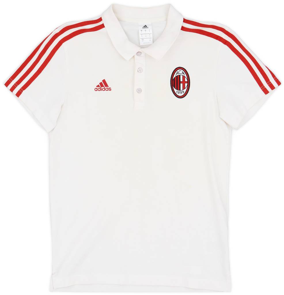 2016-17 AC Milan adidas Polo Shirt - 8/10 - (S)