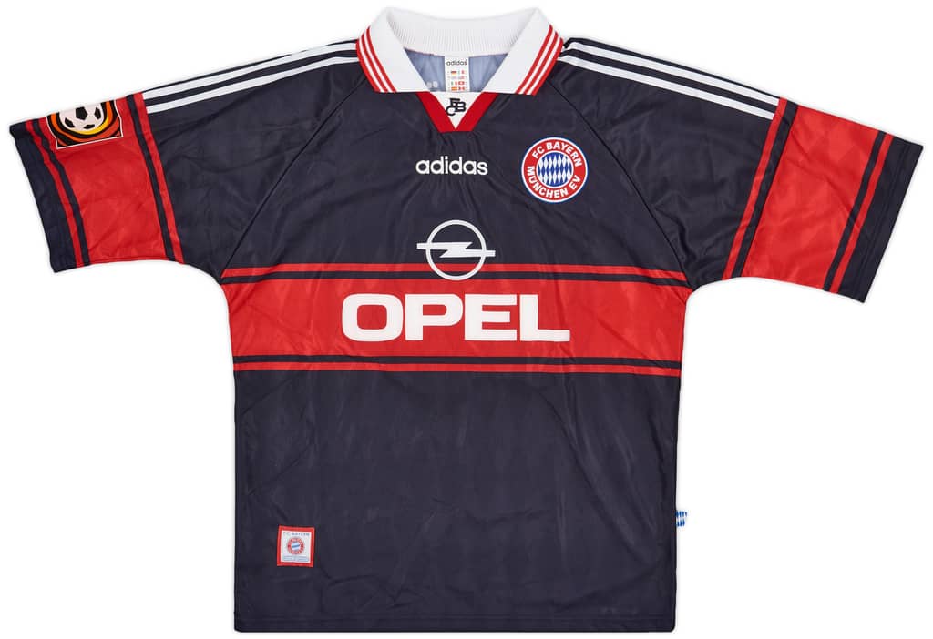 1997-99 Bayern Munich Home Shirt Basler #14 - 9/10 - (L)