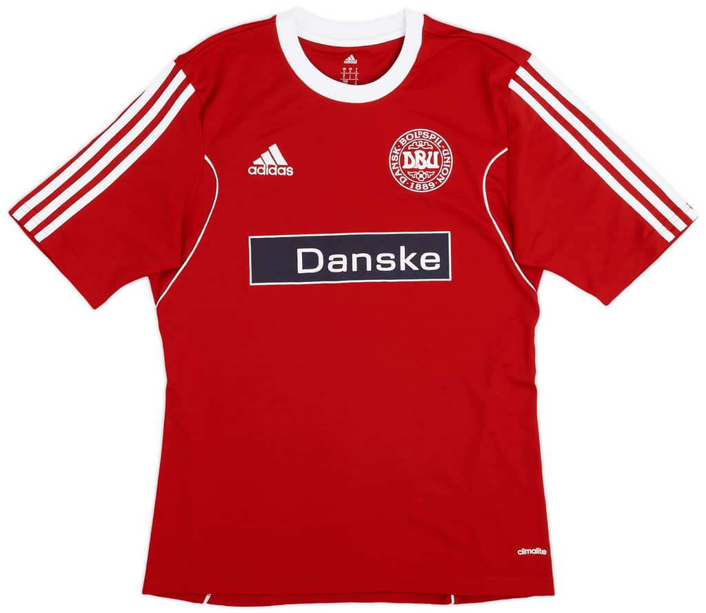 2012-13 Denmark adidas Training Shirt - 8/10 - (S)