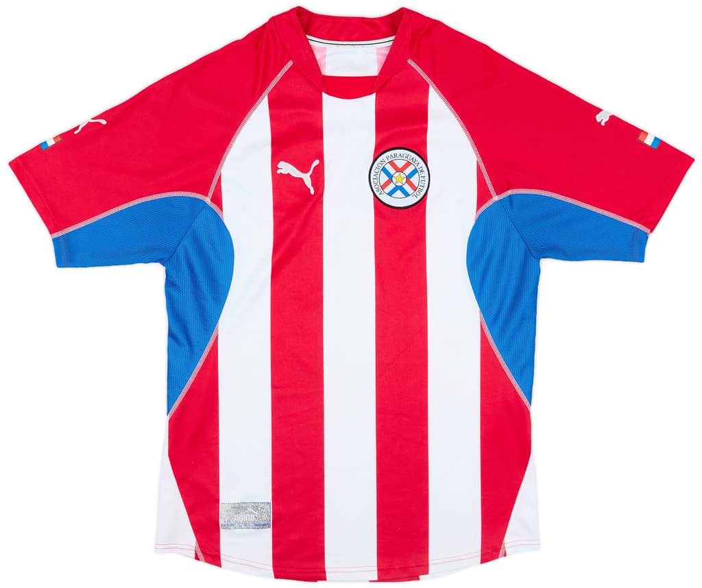 2002-04 Paraguay Home Shirt - 7/10 - (M)