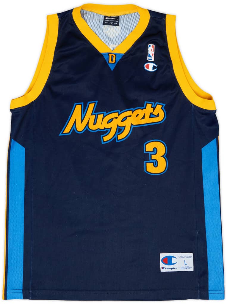 2006-08 Denver Nuggets Iverson #3 Champion Alternate Jersey - 9/10 - (L)