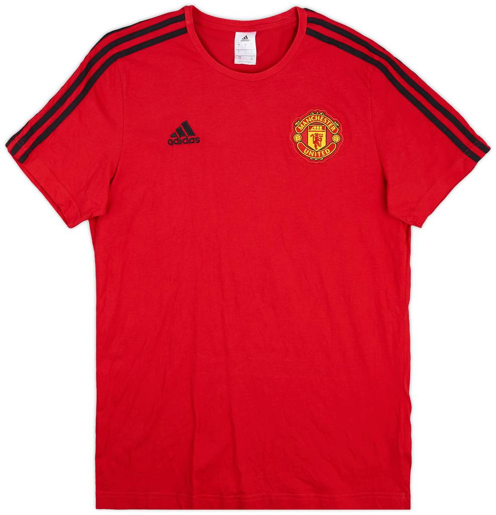 2018-19 Manchester United adidas Cotton Tee - 8/10 - (L)