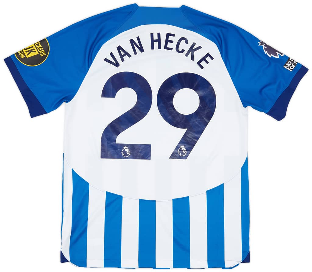 2023-24 Brighton Match Issue Home Shirt van Hecke #29