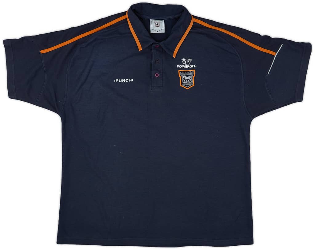 2005-06 Ipswich Punch Polo Shirt - 6/10 - (L)