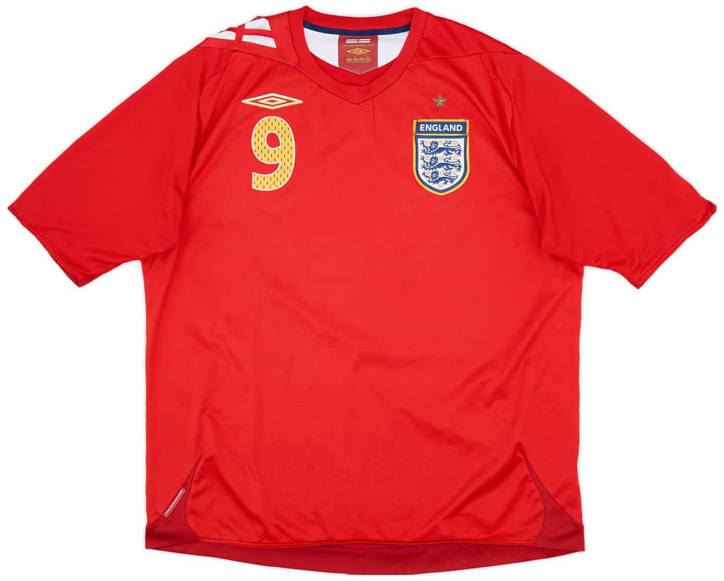 2006-08 England Away Shirt Rooney #9 - 6/10 - (XL)