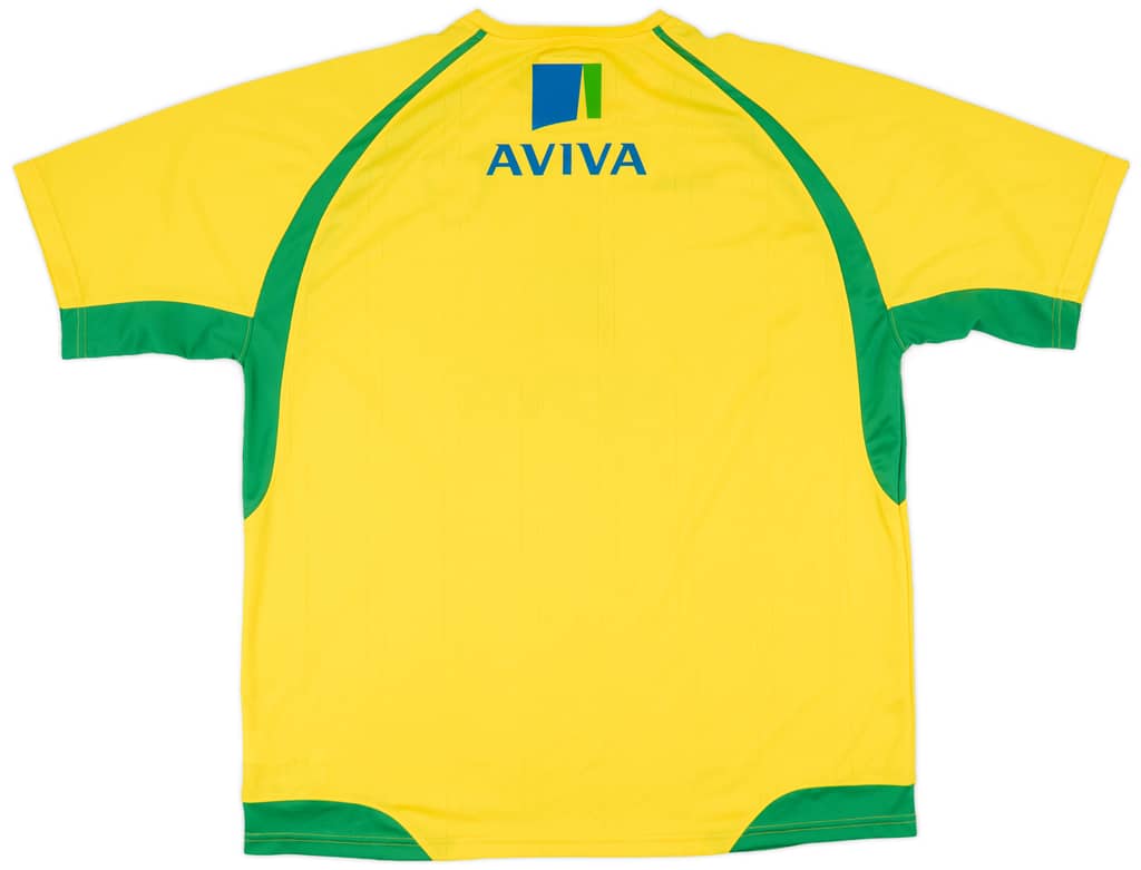 2010-11 Norwich Home Shirt - 8/10 - (XXL)
