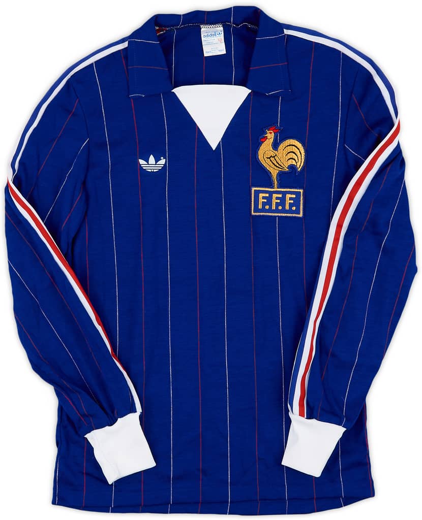 1980-82 France Home L/S Shirt - 9/10 - (S)
