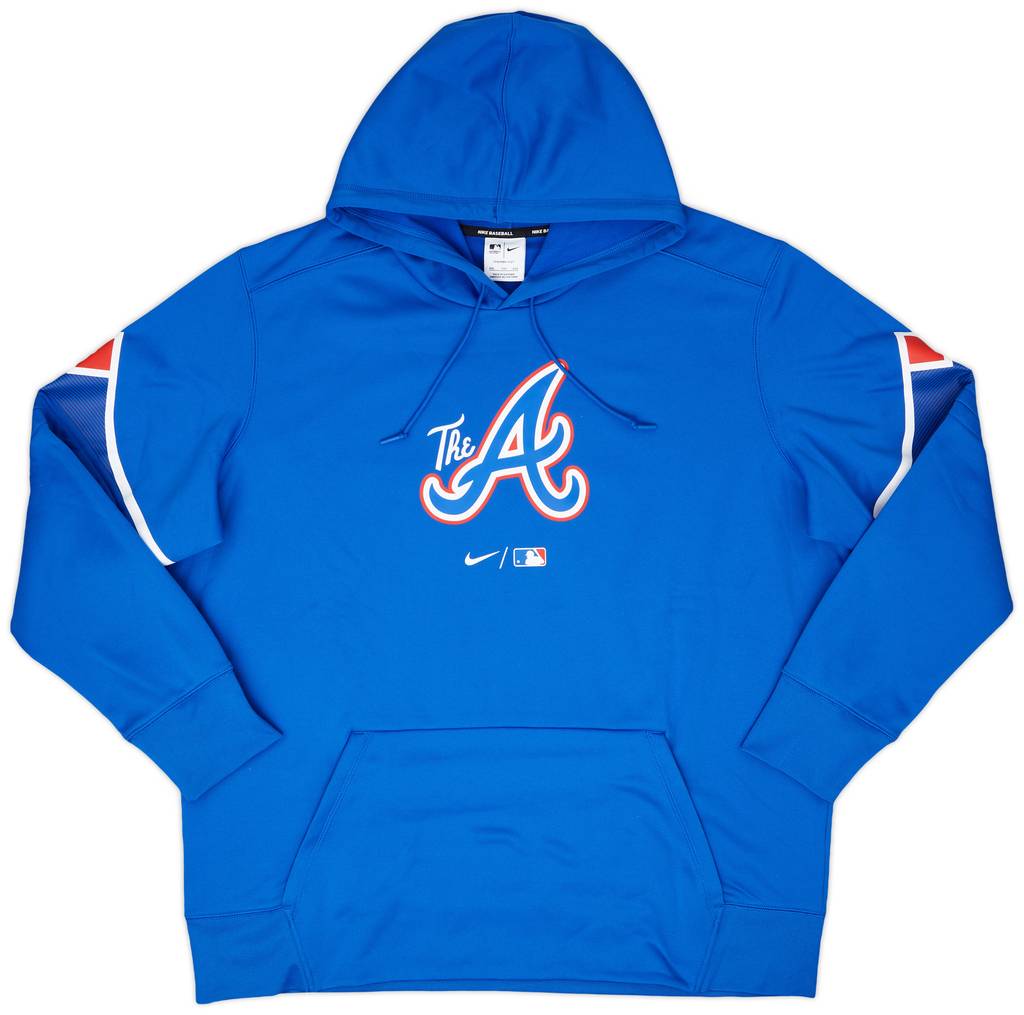 2023 Atlanta Braves Nike City Connect Therma Hooded Sweat Top - 9/10 - (XXL)