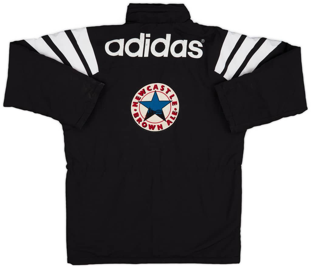 1995-96 Newcastle adidas Padded Bench Coat - 7/10 - (L.Boys)