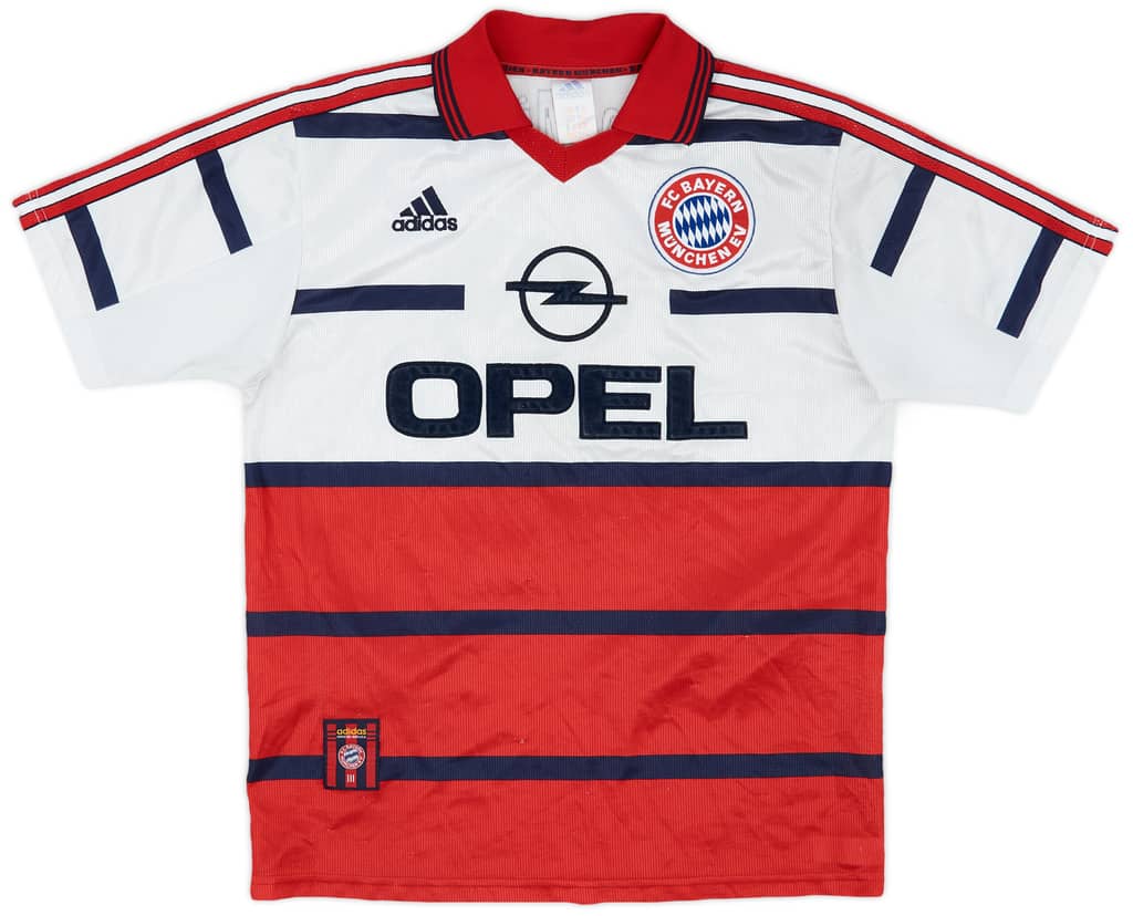 1998-00 Bayern Munich Away Shirt Elber #9 - 4/10 - (S)