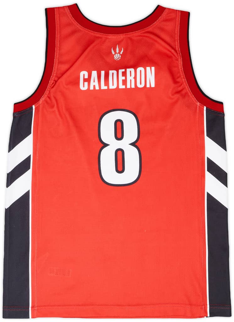 2006-10 Toronto Raptors Calderon #8 Champion Away Jersey - 8/10 - (S)