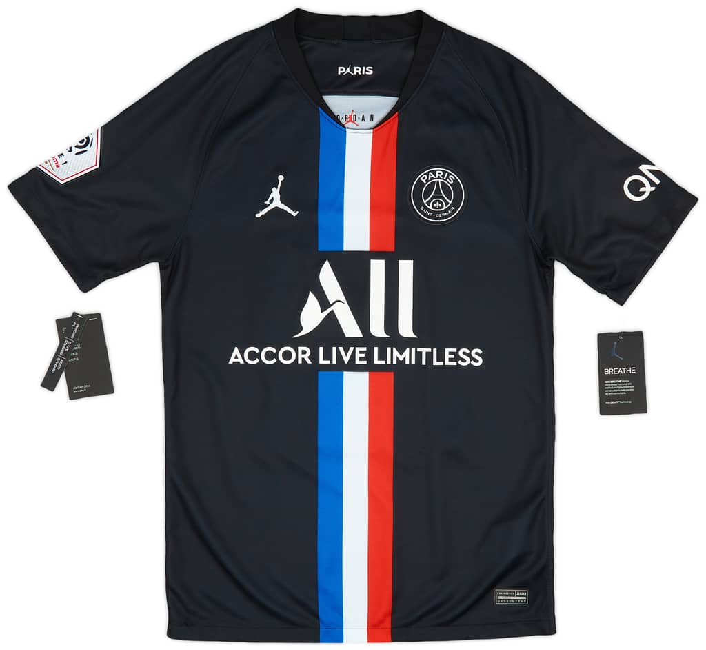 2019-20 Paris Saint-Germain x Air Jordan Fourth Shirt Neymar Jr #10 (S)