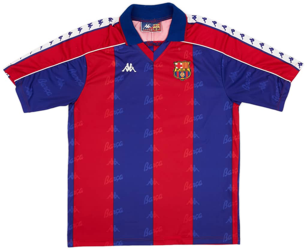 1992-95 Barcelona Home Shirt - 8/10 - (L)