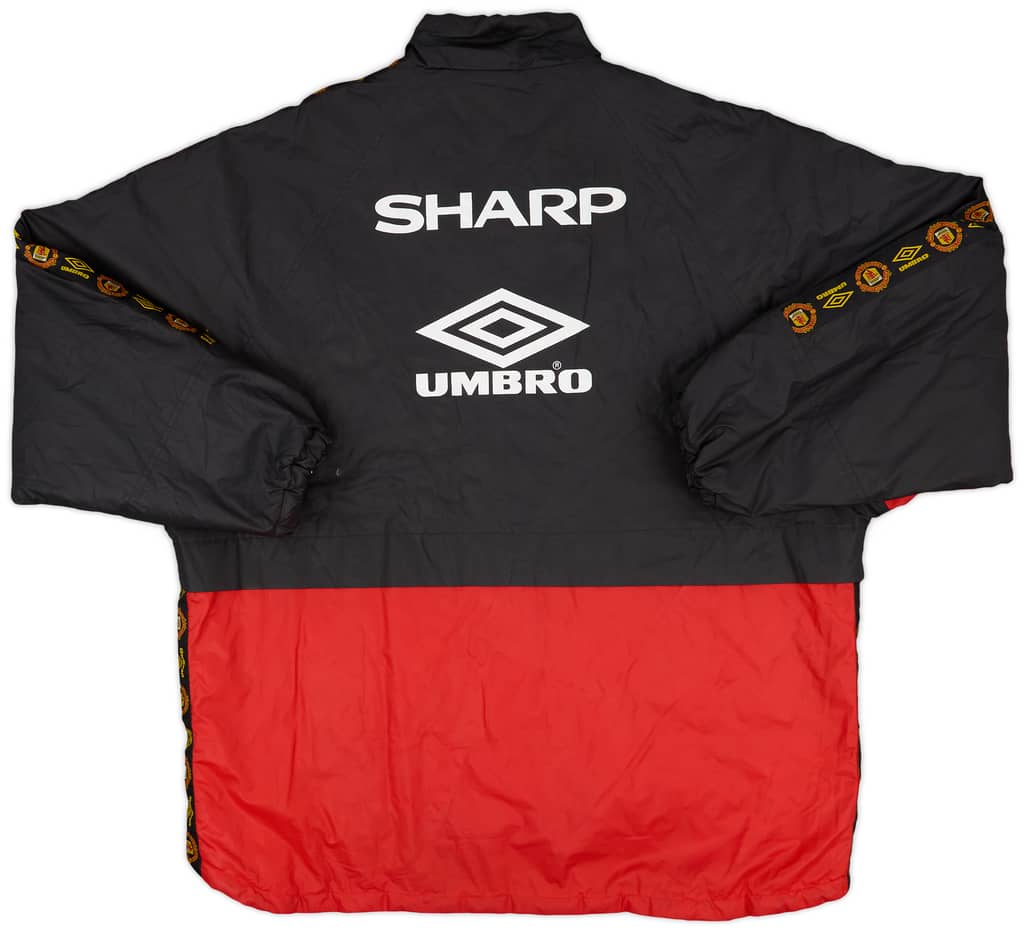1996-97 Manchester United Umbro Padded Bench Coat - 9/10 - (XL)