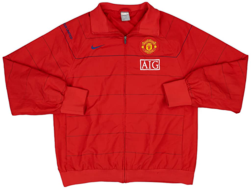 2008-09 Manchester United Nike Track Jacket - 8/10 - (L)