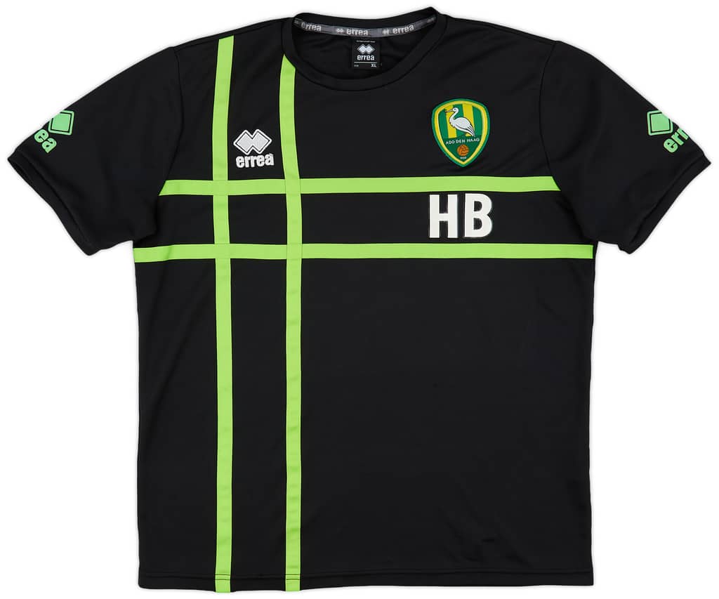 2017-18 ADO Den Haag Errea Staff Issue Training Shirt HB - 9/10 - (XL)