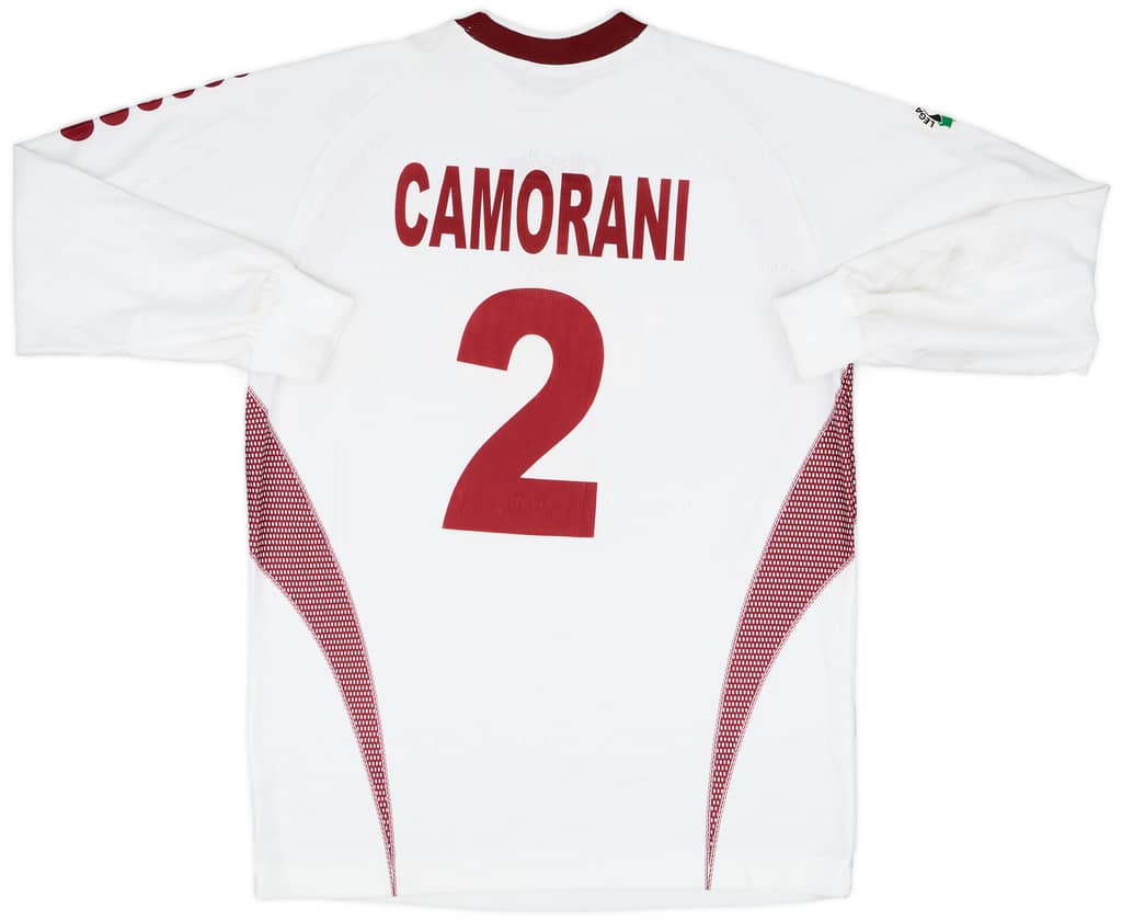 2003-04 Salernitana Match Issue Away L/S Shirt Camorani #2