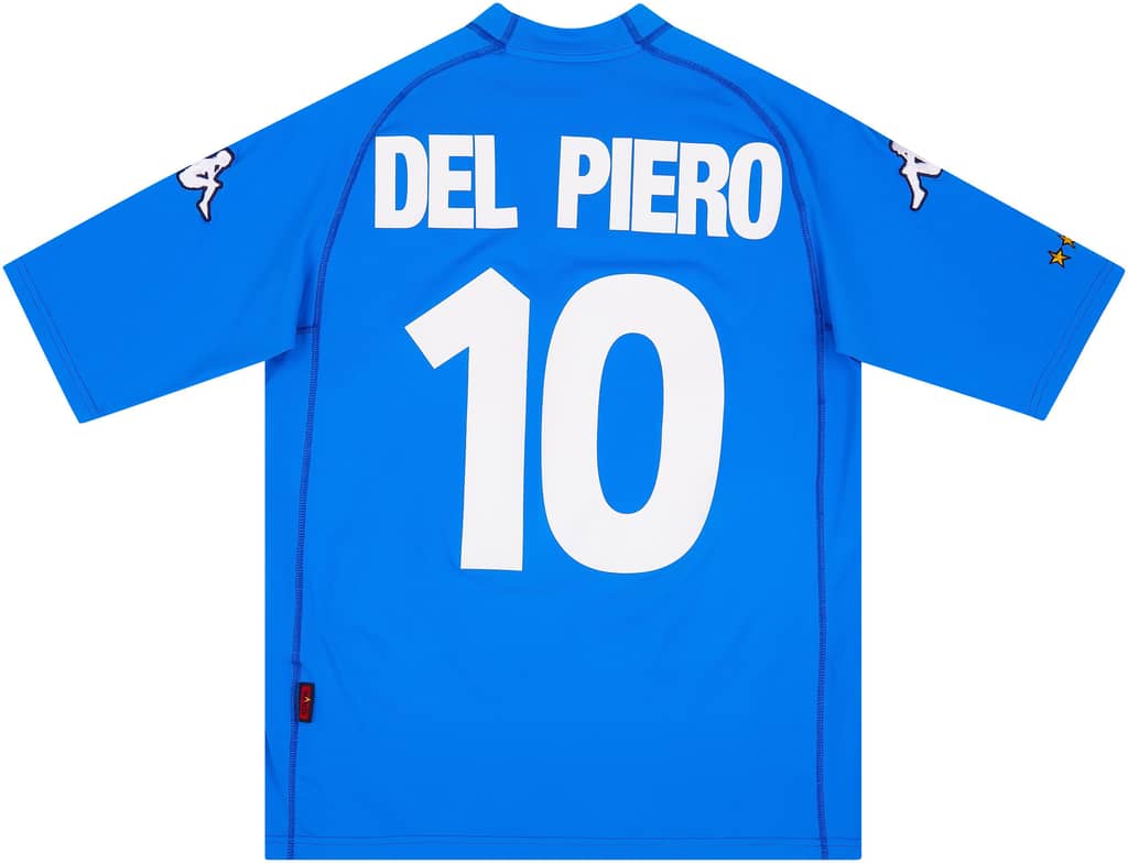 2000-01 Italy Home Shirt Del Piero #10 - 8/10 - (S)