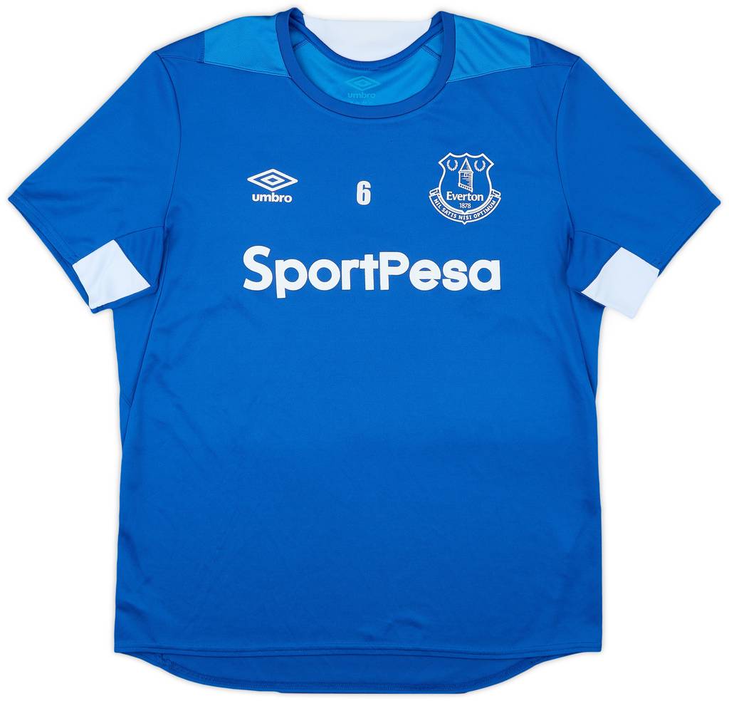 2018-19 Everton Player Issue Umbro Training Shirt #6 - 9/10 - (L)