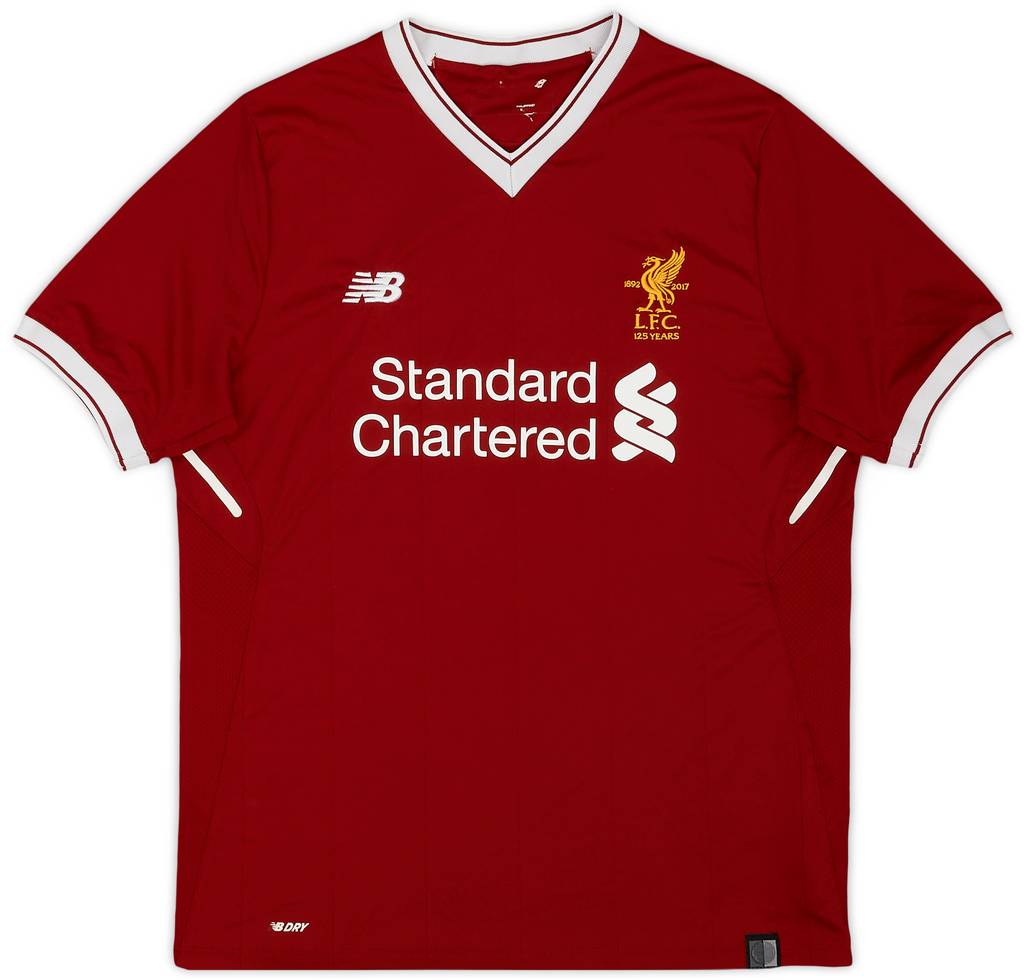 2017-18 Liverpool 125 Years Home Shirt - 7/10 - (XL.Boys)