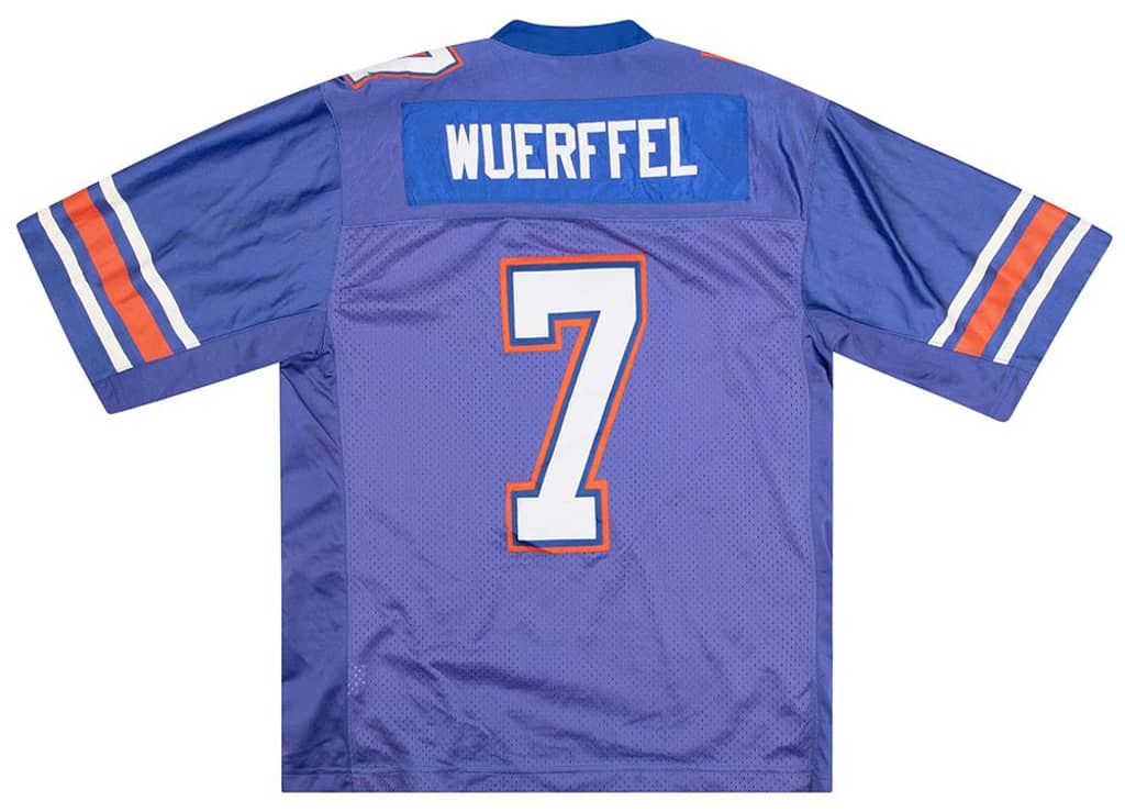1995-96 Florida Gators Wuerffel #7 Nike Jersey (Home) S