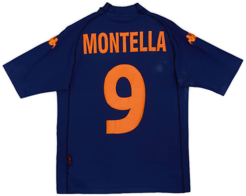 2000-01 Roma Third Shirt Montella #9 - 5/10 - (S)