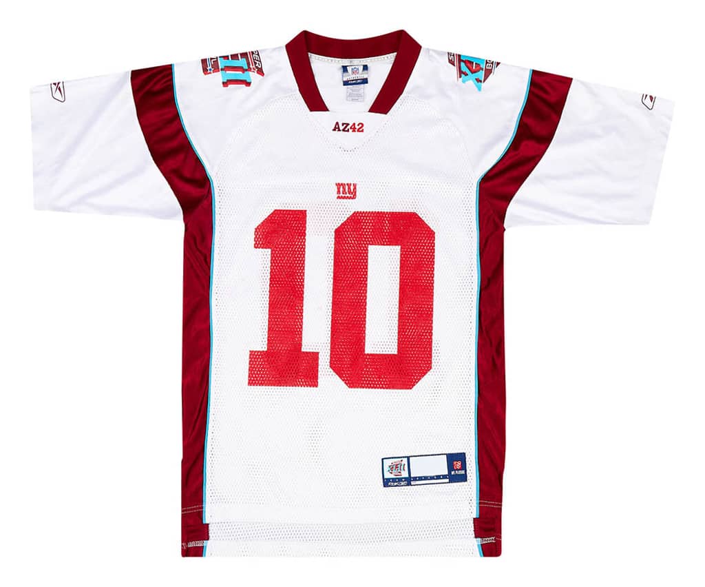 2008 Super Bowl XLII Manning #10 Reebok Jersey S