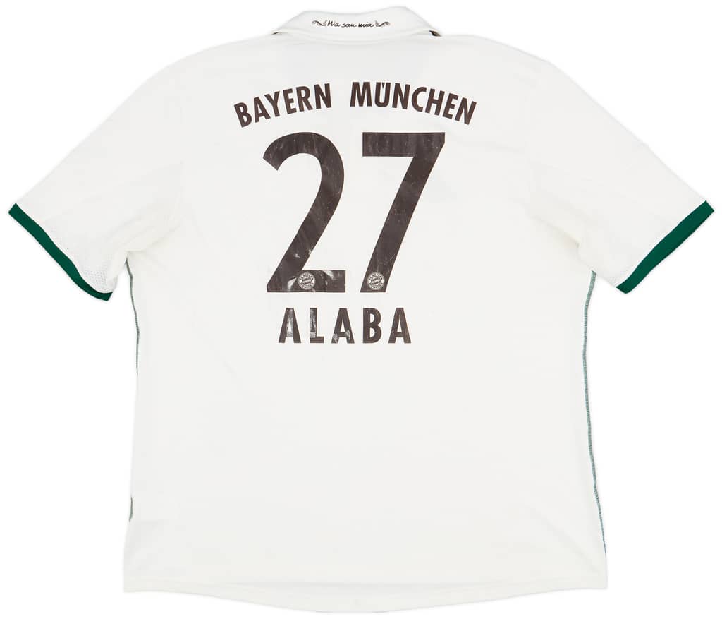 2013-14 Bayern Munich Away Shirt Alaba #27 - 6/10 - (XXL)