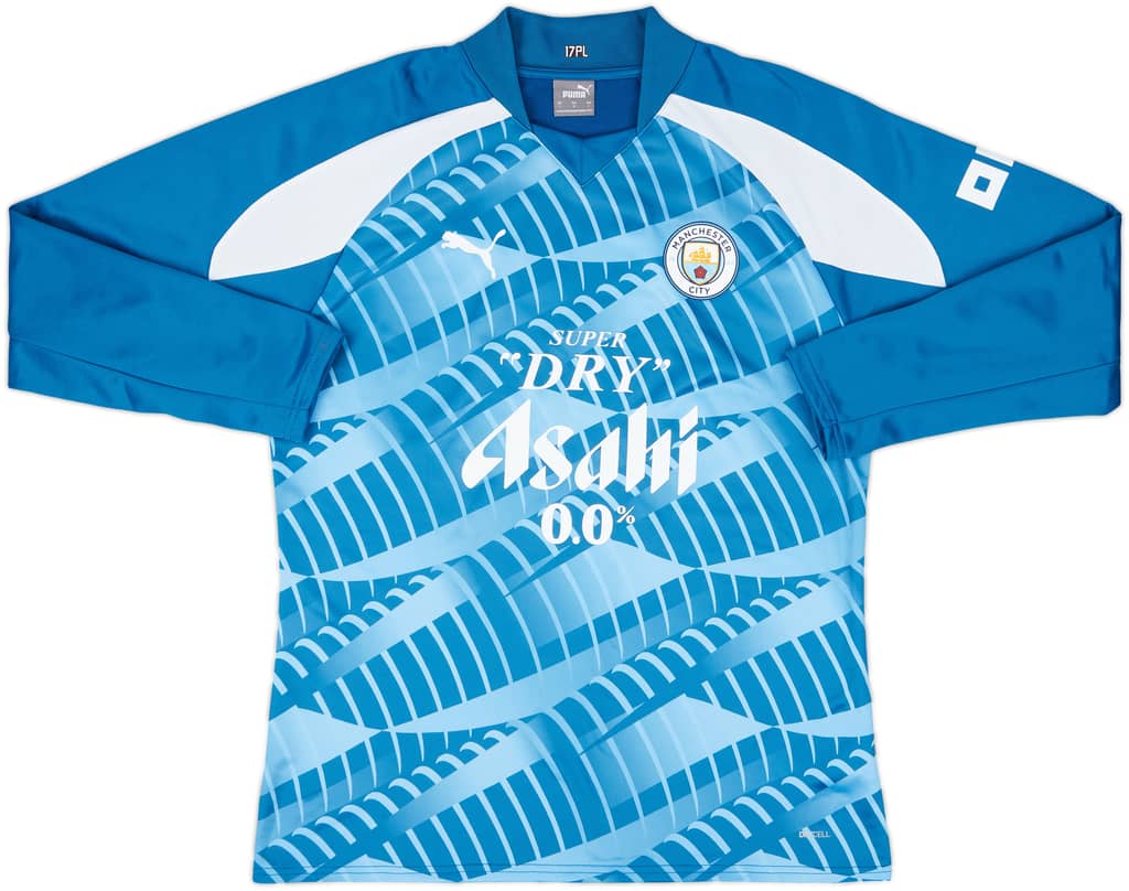 2023-24 Manchester City Player Issue Pre-Match Sweat Top #17 (De Bruyne) - 9/10 - (L)
