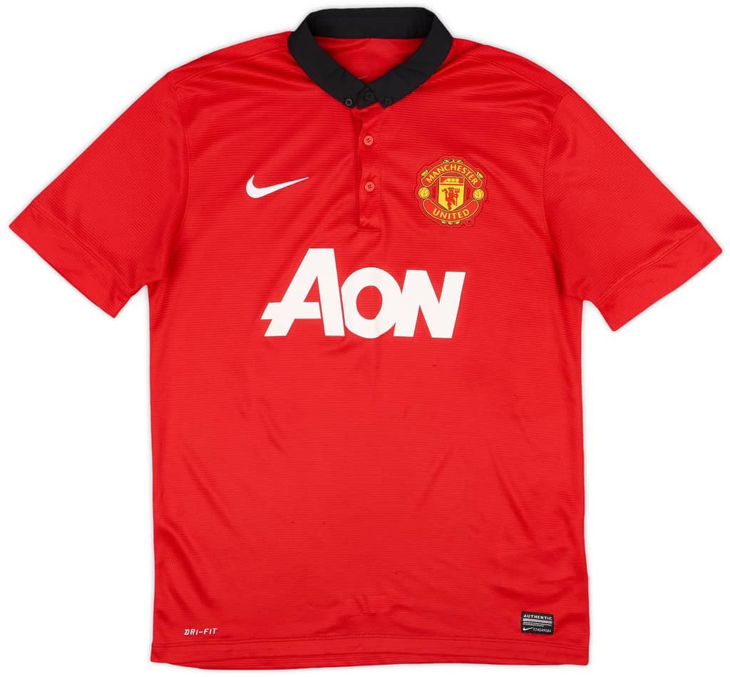 2013-14 Manchester United Home Shirt Evra #3