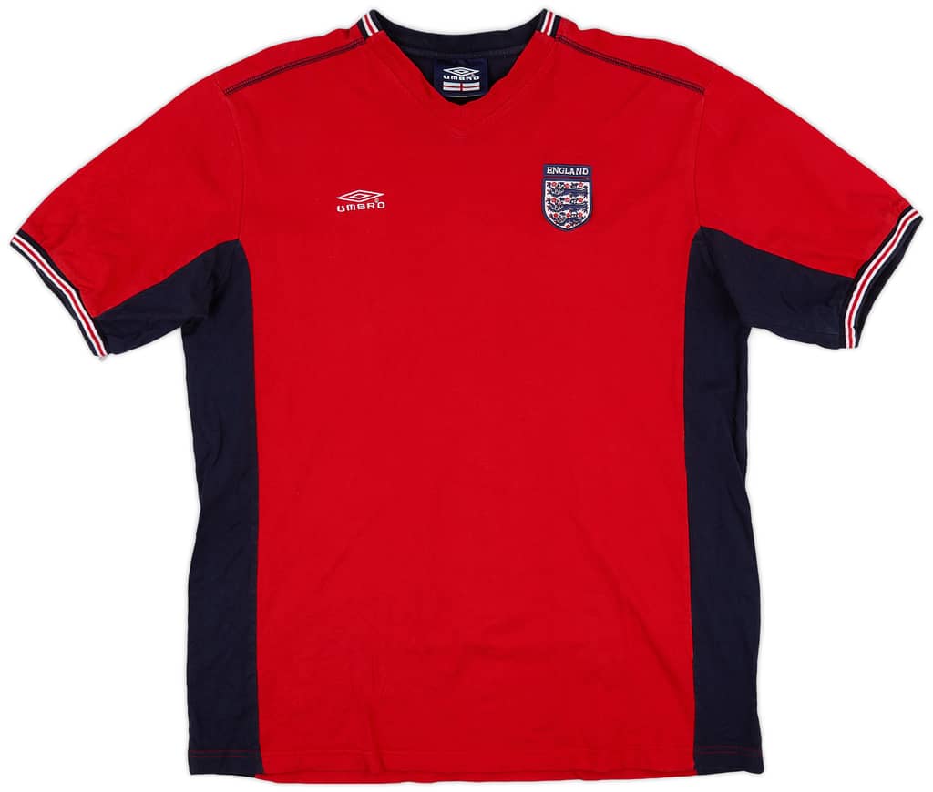 2002-03 England Umbro Cotton Tee - 5/10 - (L)