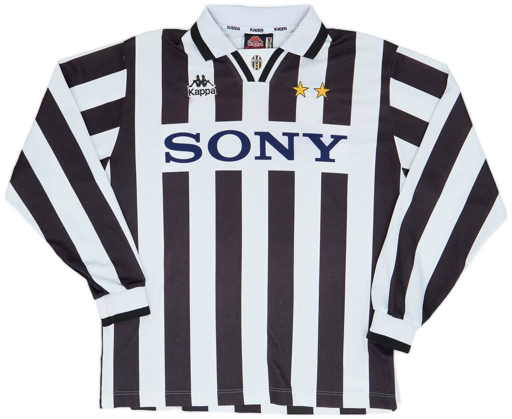 1995-97 Juventus Home L/S Shirt - 5/10 - (L)