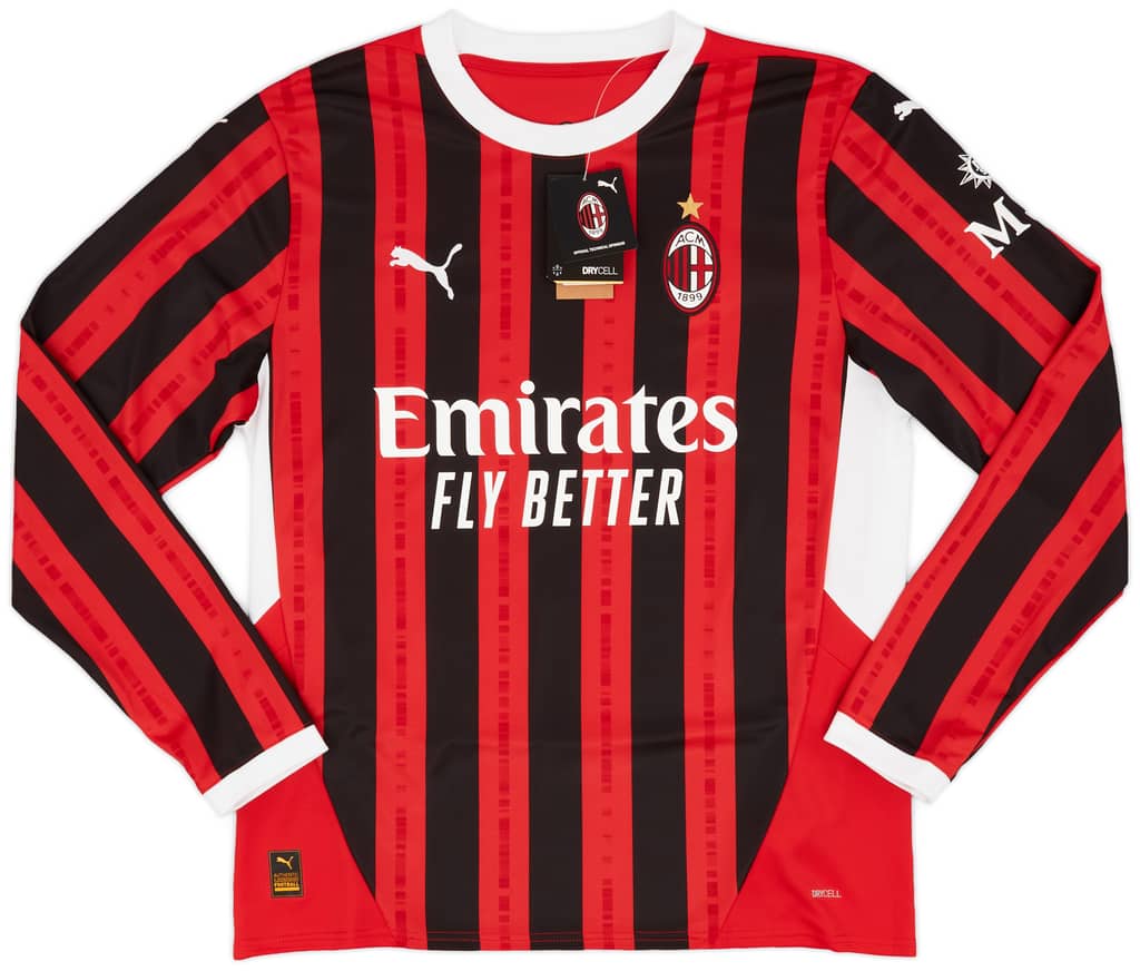 2024-25 AC Milan Home L/S Shirt Rafa Leao #10