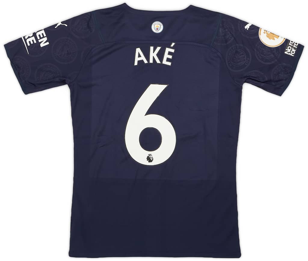 2021-22 Manchester City Match Issue Third Shirt Aké #6