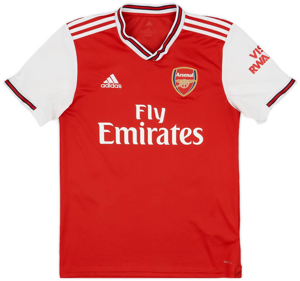 2019-20 Arsenal Home Shirt Saka #77 - 8/10 - (S)