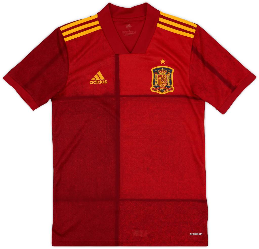 2020-21 Spain Home Shirt - 9/10 - (S)