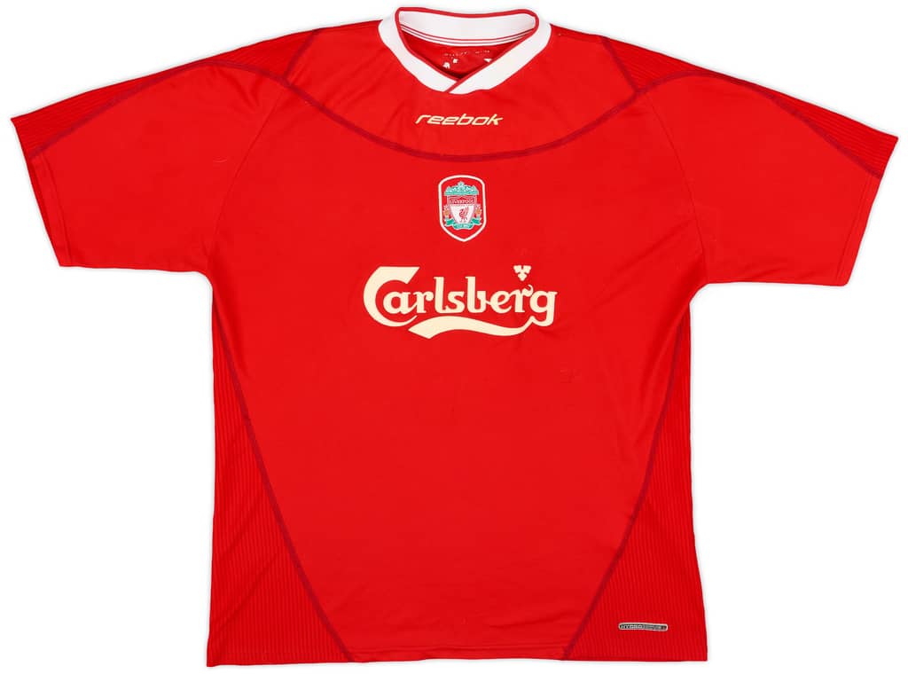 2002-04 Liverpool Home Shirt Owen #10 - 8/10 - (XL)
