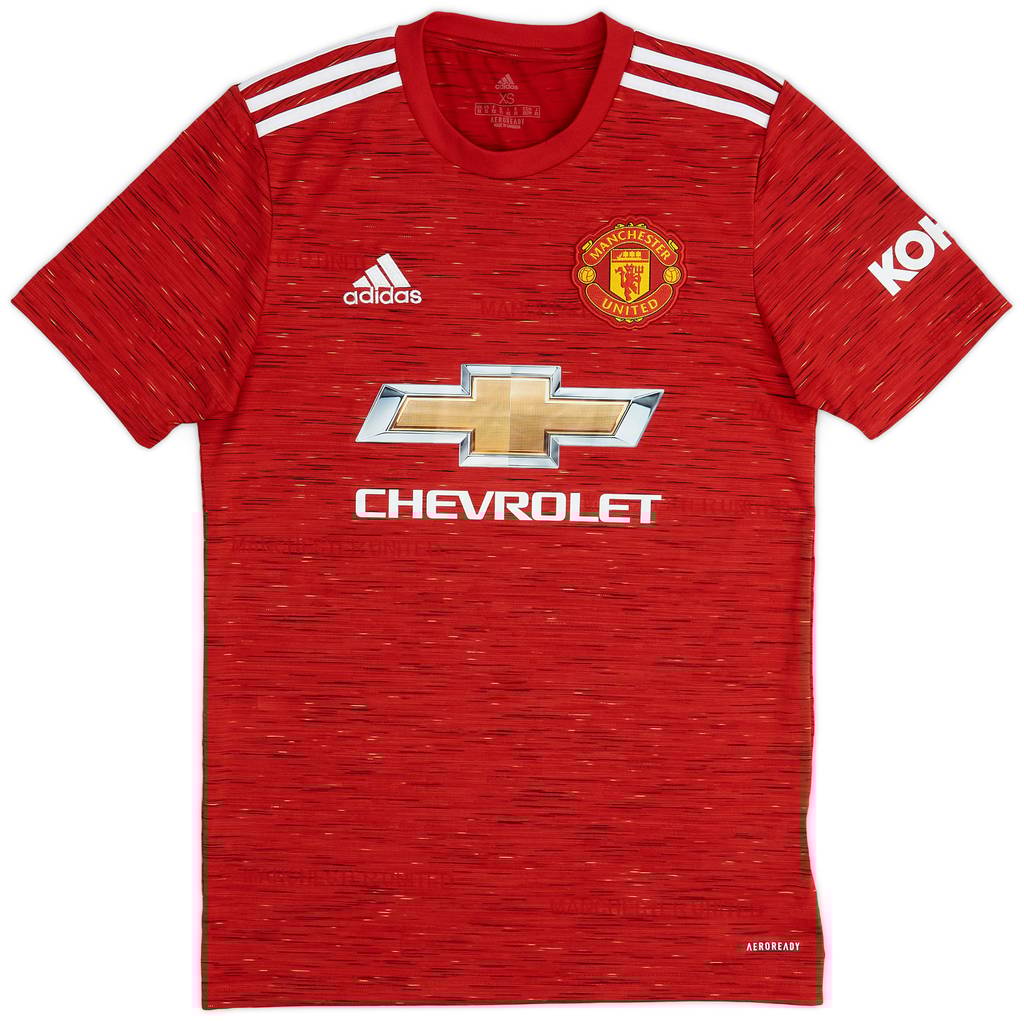2020-21 Manchester United Home Shirt - 8/10 - (XS)