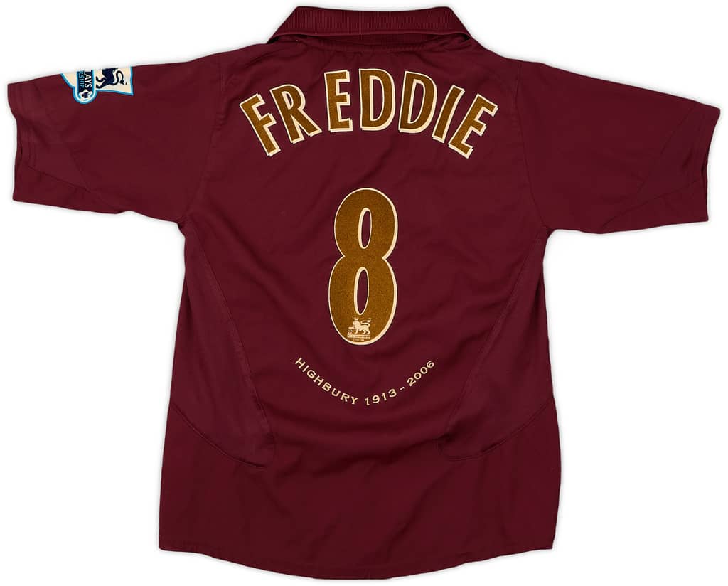 2005-06 Arsenal Home Shirt Freddie #8 - 8/10 - (S.Boys)