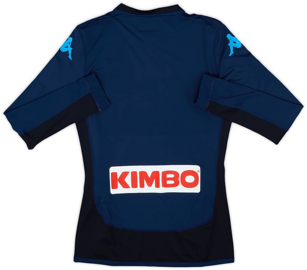2017-19 Napoli Authentic Third L/S Shirt - 10/10 - (M)