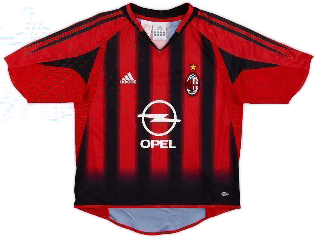 2004-05 AC Milan Home Shirt - 8/10 - (S.Boys)