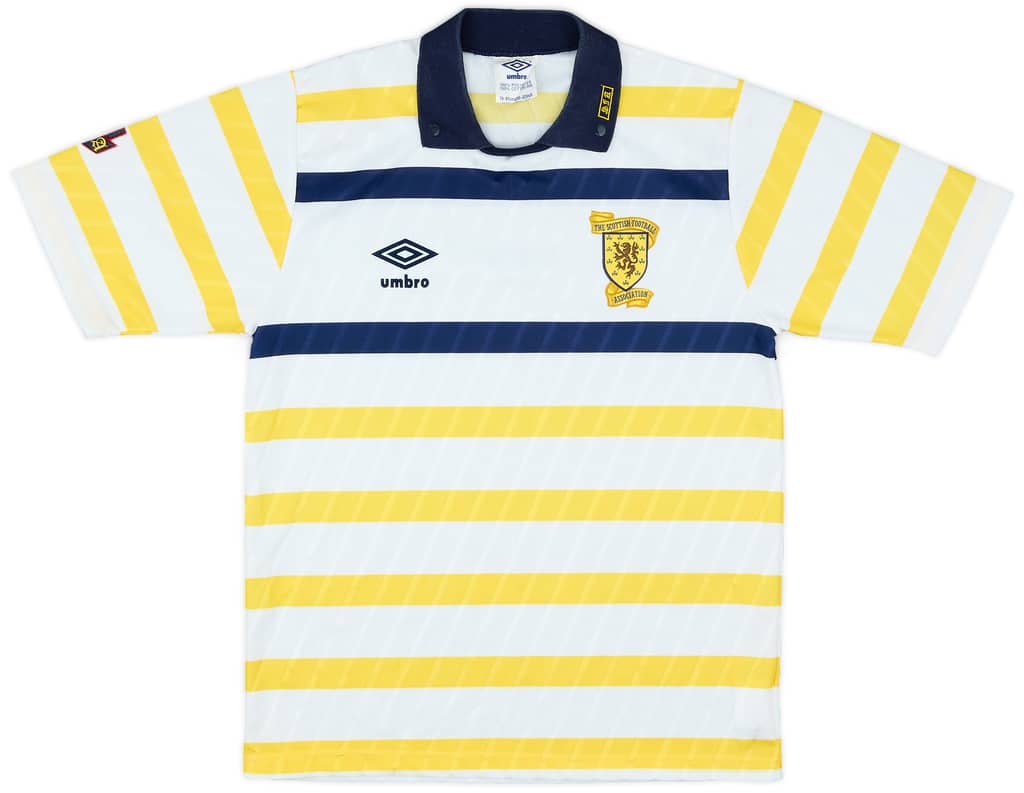1988-91 Scotland Away Shirt - 9/10 - (M.Boys)