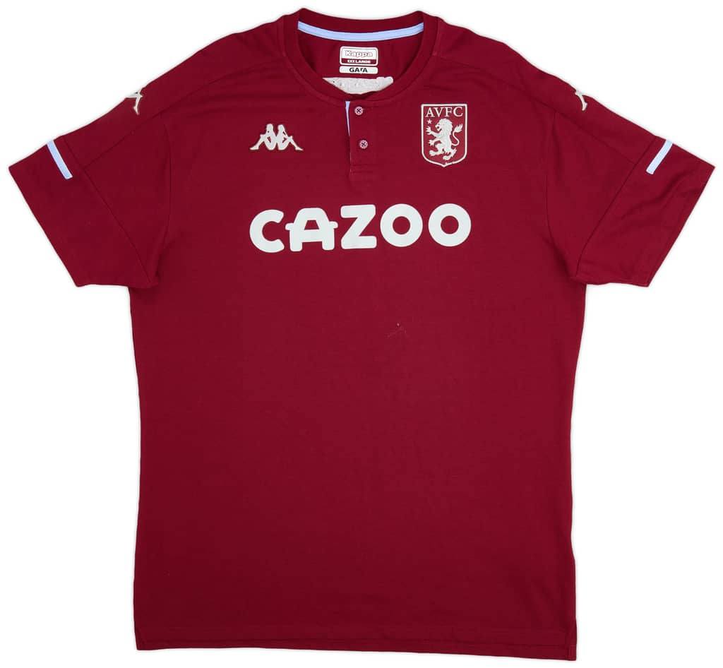 2020-21 Aston Villa Kappa Polo Shirt - 8/10 - (3XL)