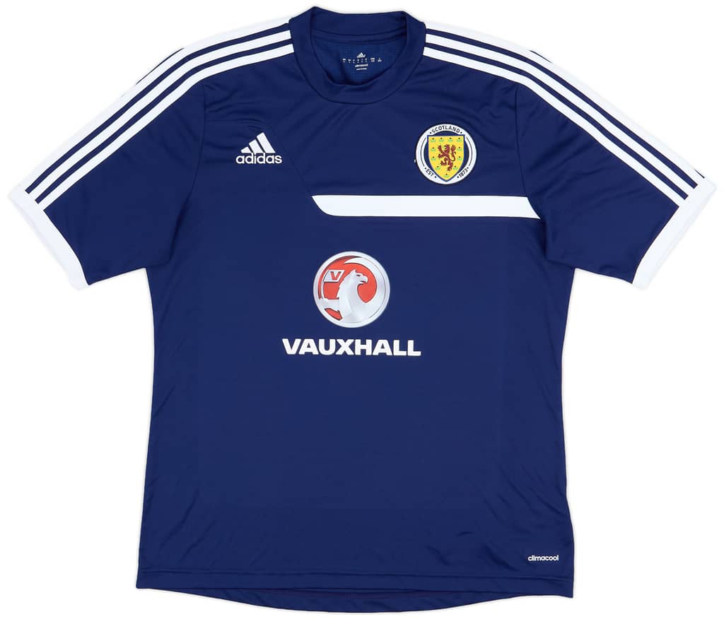 2013-14 Scotland adidas Training Shirt - 9/10 - (L)