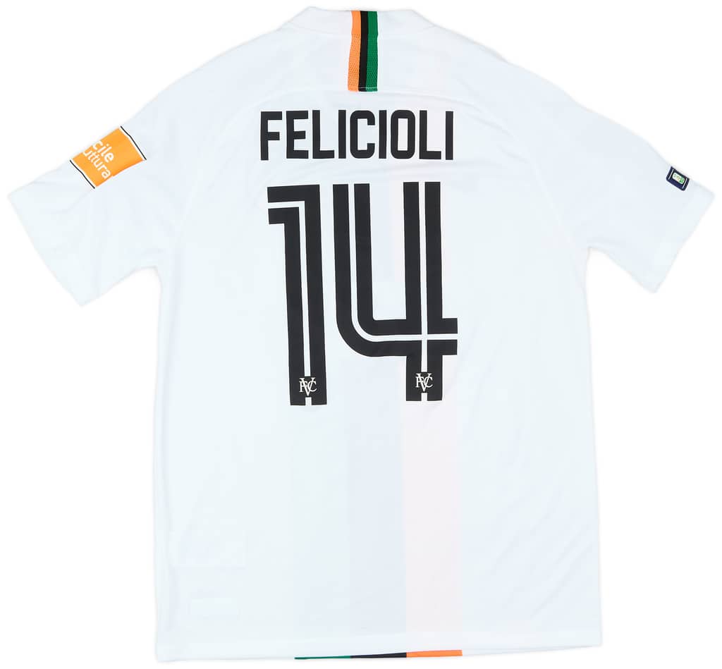 2019-20 Venezia Match Issue Away Shirt Felicioli #14